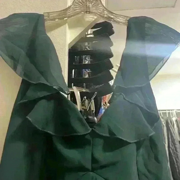 Show me your mumu- NWT Reese Ruffle Midi Dress Sz XS - Picture 7 of 12